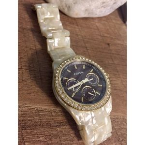 Fossil women’s watch.
